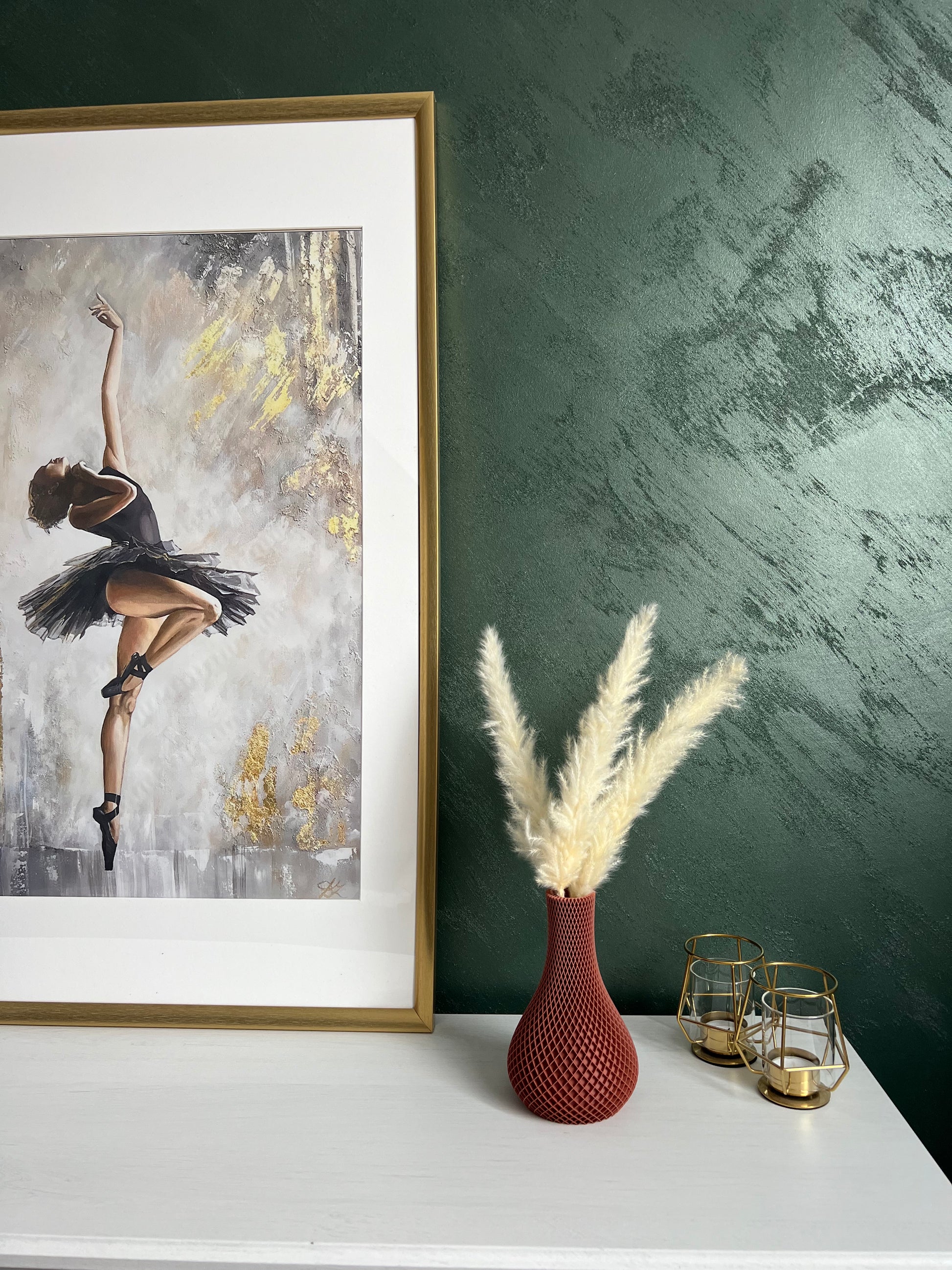 Design-Vase „Grid“ – Skulpturale Eleganz in Perfektion